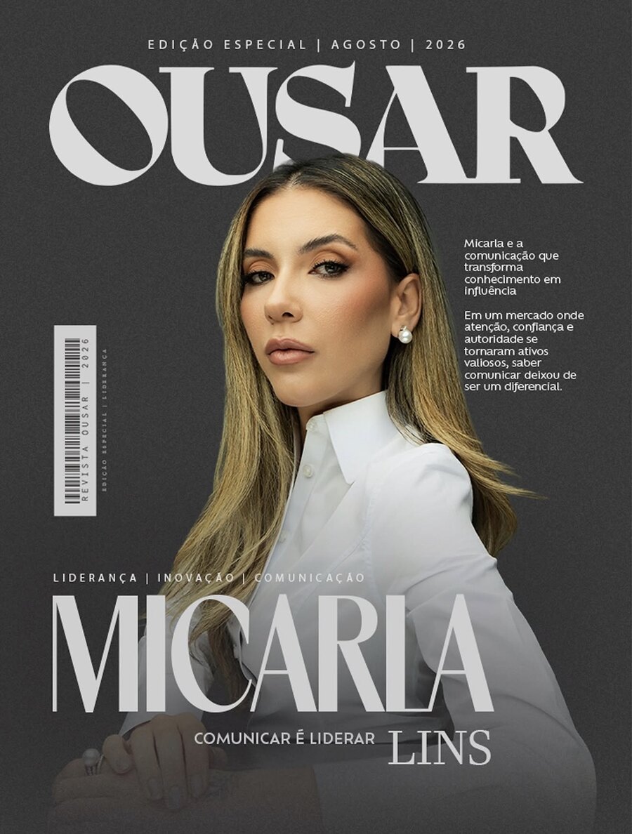 Capa da Revista OUSAR com Micarla Lins