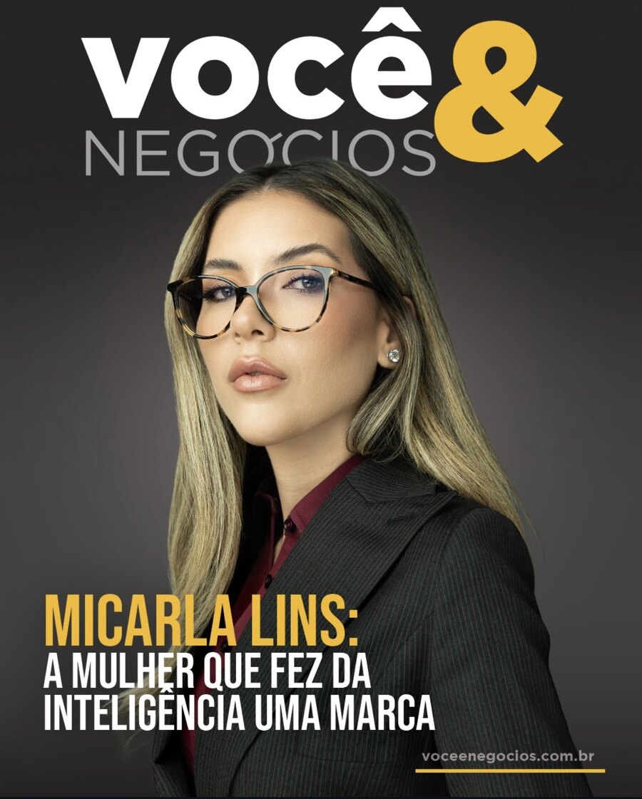 Capa da revista Você & Negócios com Micarla Lins
